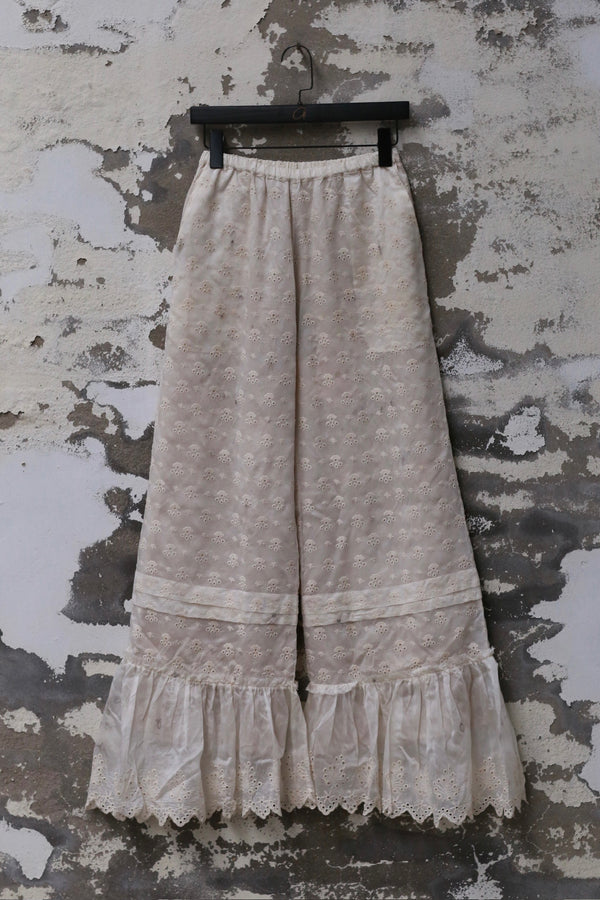Mutedance 25 Spring/Summer Hollow Flower Pants MD-MD25SS96-HOARY